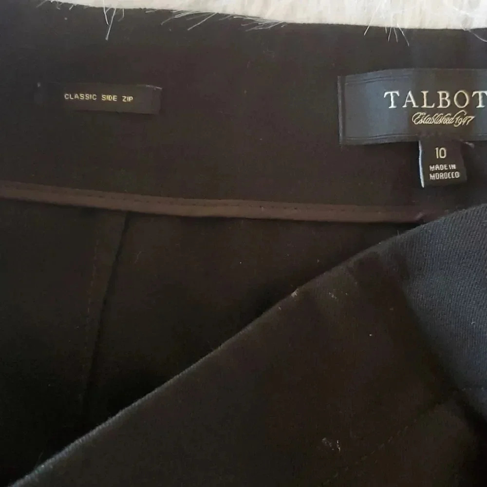 Talbots Classic Side Zip Pants - Picture 2 of 5